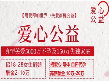 嘉峪关市捐卵助孕生子 爱心志愿者招募